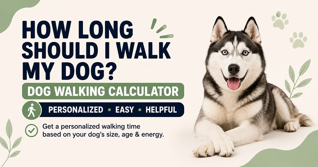 How Long Should I Walk My Dog Calculator 2 How long should I walk my dog calculator